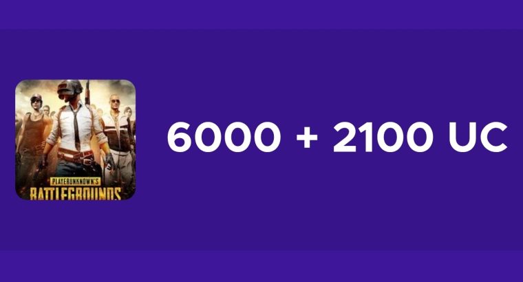 شدات ببجي [6000+2100]